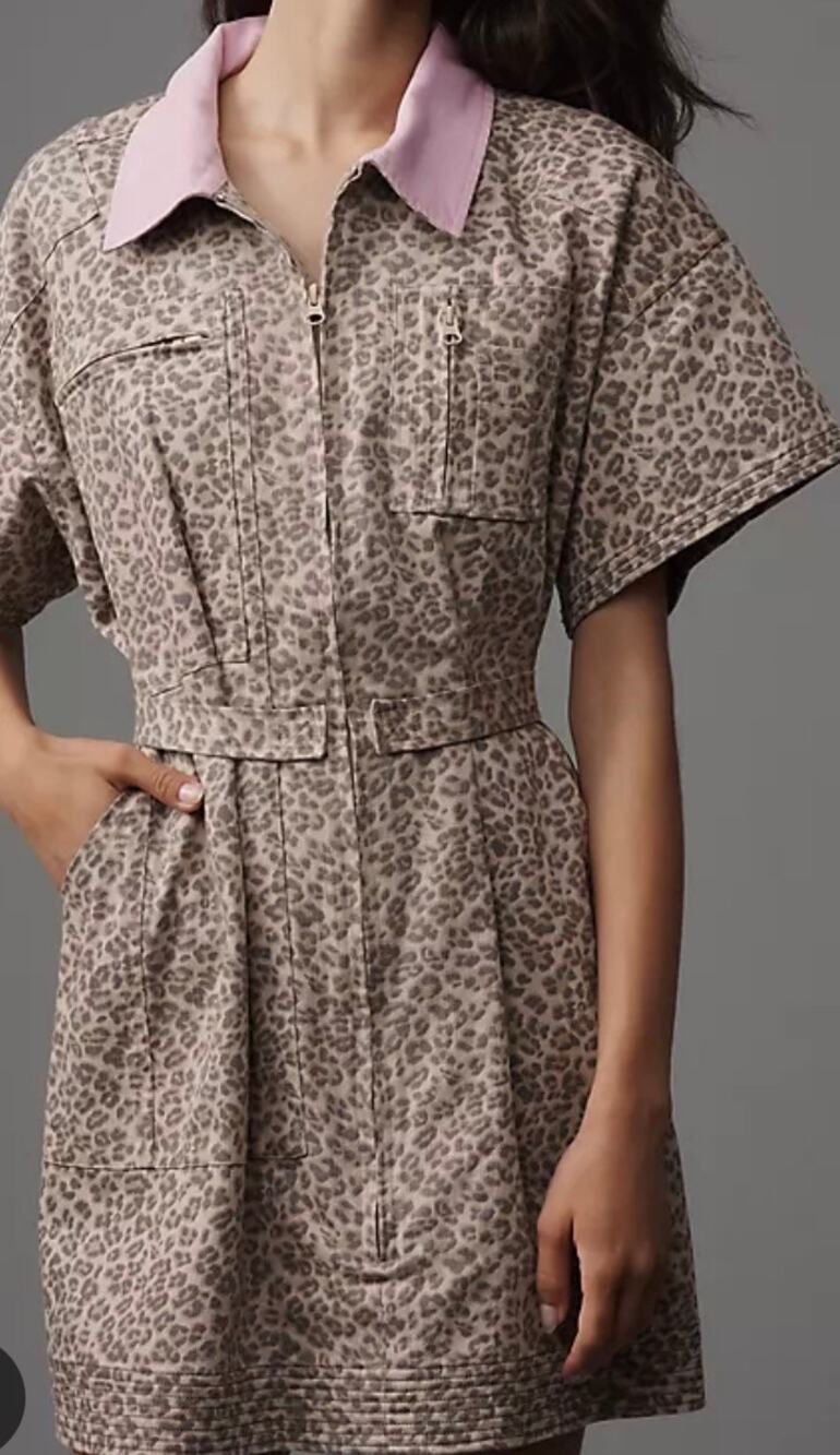 Maeve Utility Fit & Flare Mini Shirt Dress